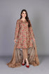 Bareeze -Embroided 3pc lawn dress with embroidered chiffon dupatta- LC 1240-CF